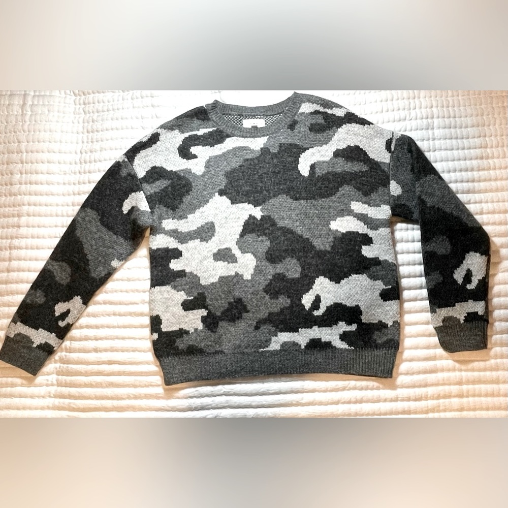Lucky Brand Camo Sweater, small